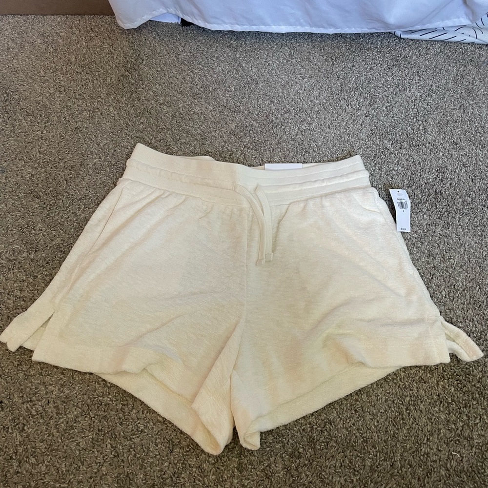 OLD NAVY Cream Color Terry Cloth Shorts